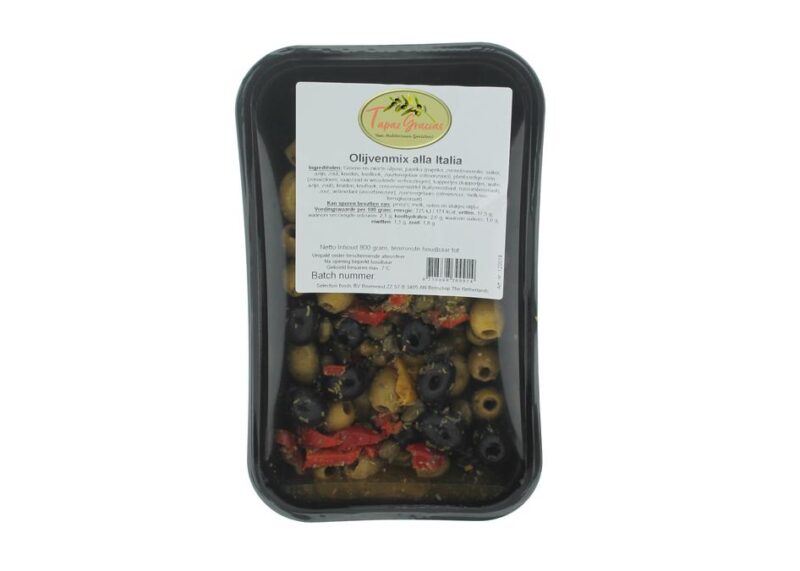 Olijven Italia mix zwart en groen (klein)