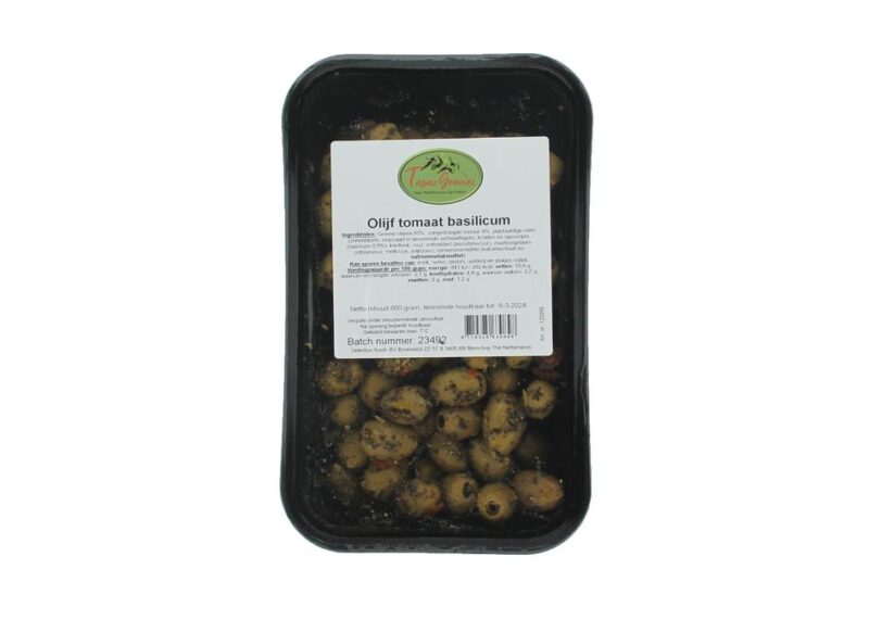 Olijven pomodori basilicum groen (klein)