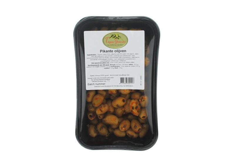 Olijven pikante groen (klein)