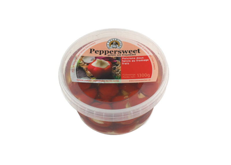 Peppadews peppers gevuld met roomkaas