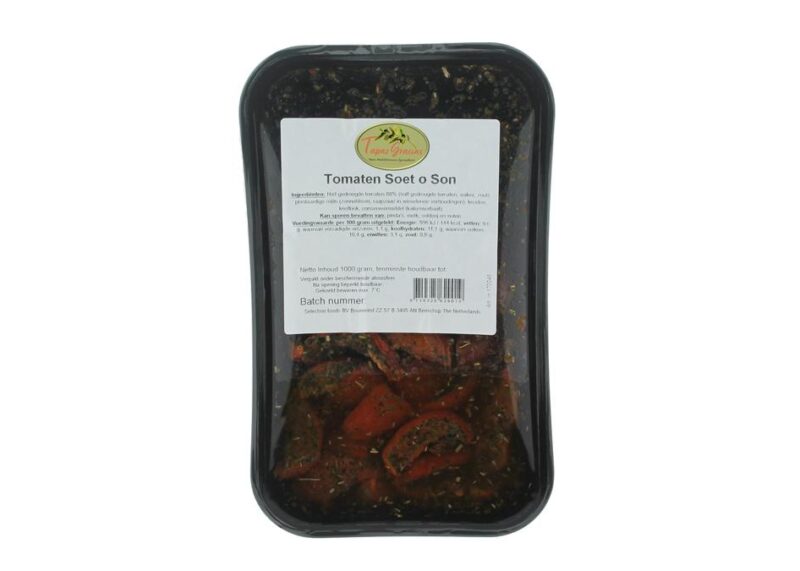 Half gedroogde tomaten