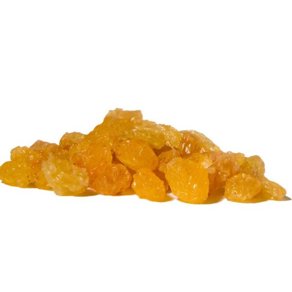 Kleine gele rozijnen