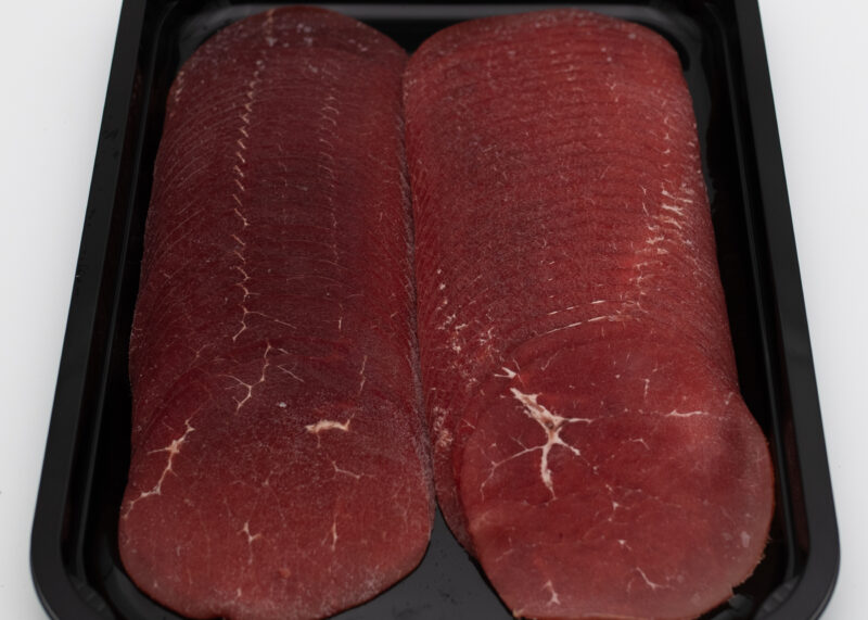 Runderrookvlees gesneden 1000 gram